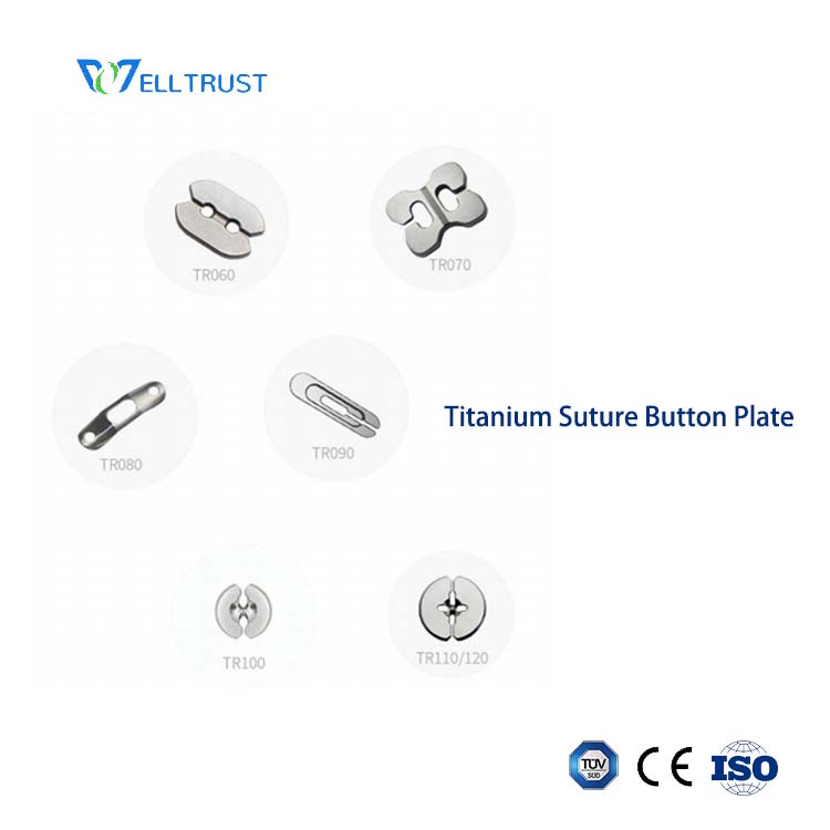 Titanium Suture Button Plate